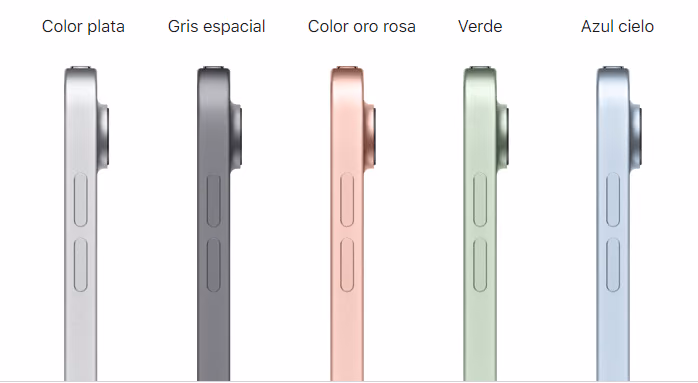 colores ipad air