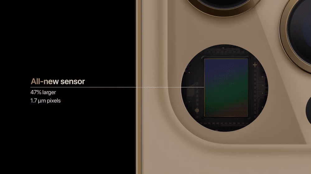 Nuevo sensor iphone 12