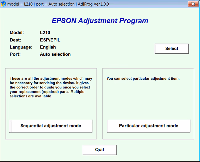 epson adjustemen program