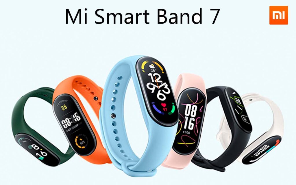 Xiaomi smart band 7 colores