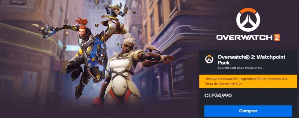 overwatch 2 precio en chile