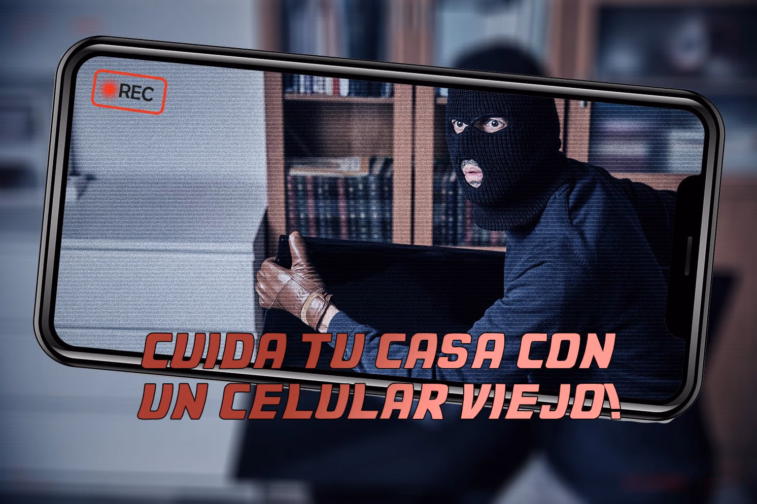 Usa tu celular viejo como cámara de seguridad