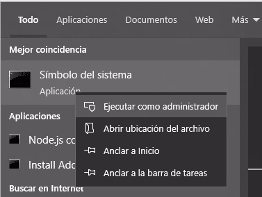 cmd como administrador