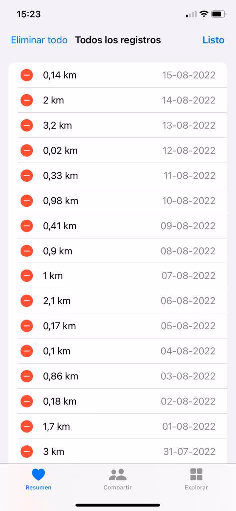 Apple Watch borrar datos