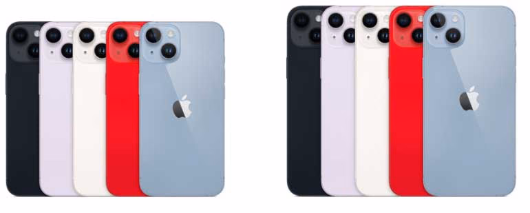 colores iphone 14