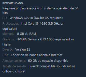 Requisitos de Tekken 8, no será muy exigente