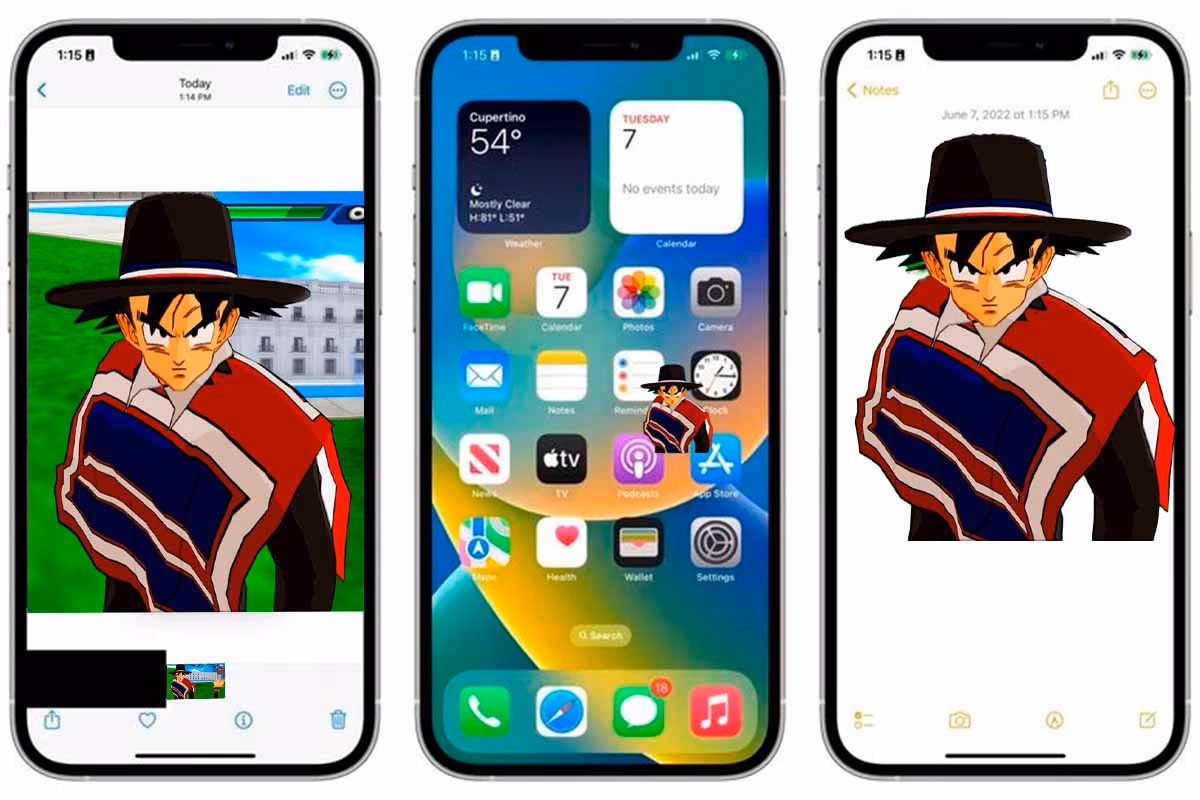 Un sueño hecho realidad el goku deciocheno sin fondo fácil