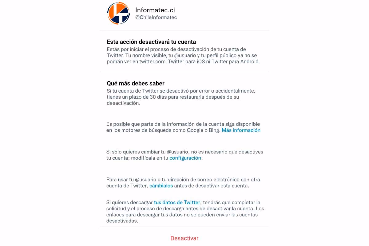 ¿Cómo borrar tu cuenta de Twitter?