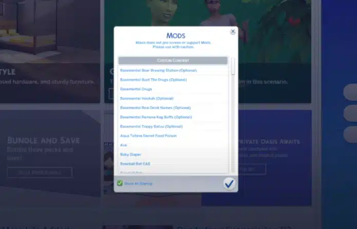 The Sims 4 mod de drogas