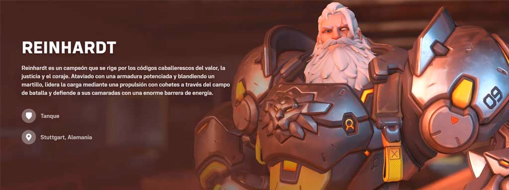 Reinhardt guía overwatch 2
