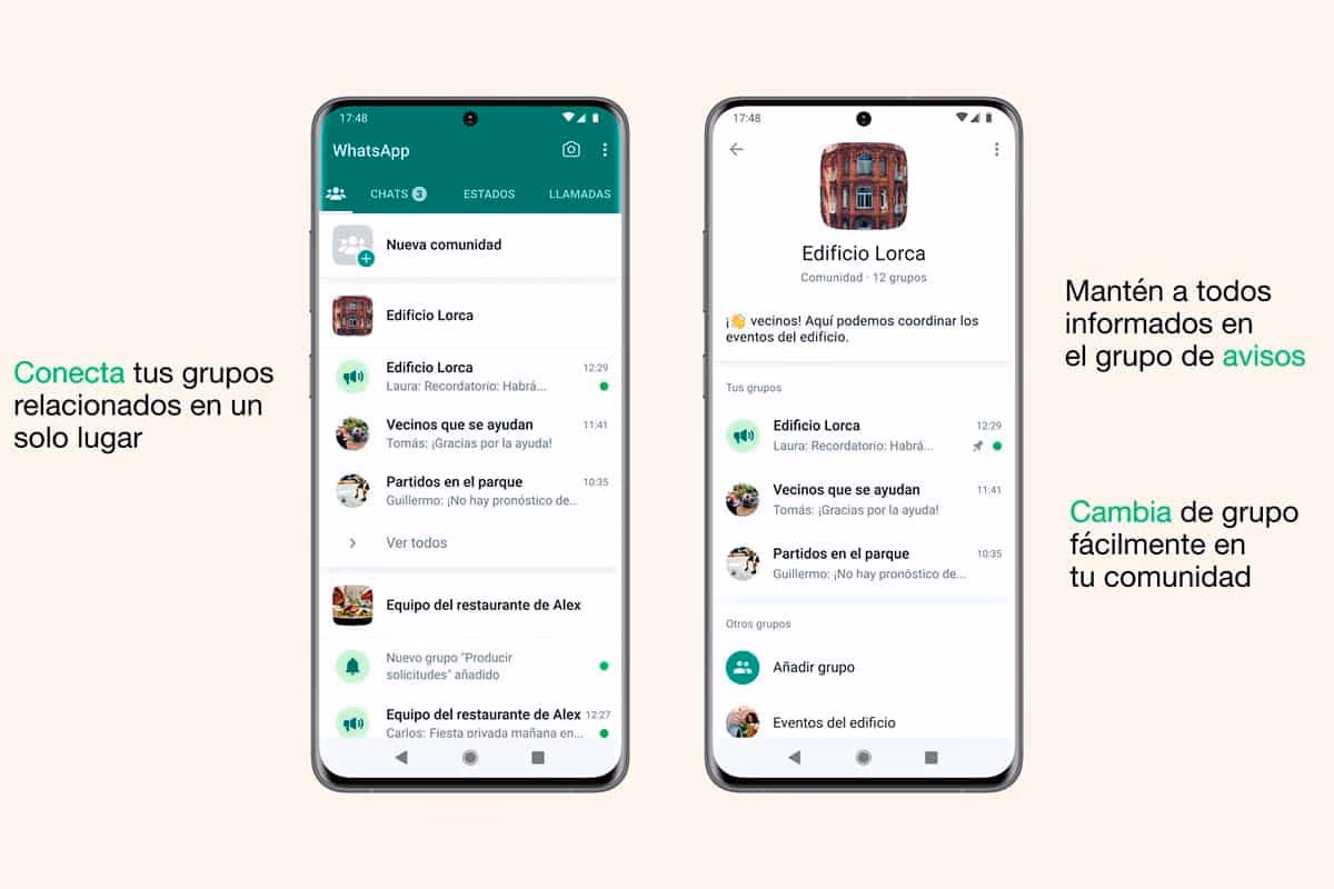 WhatsApp lanza las comunidades en chile