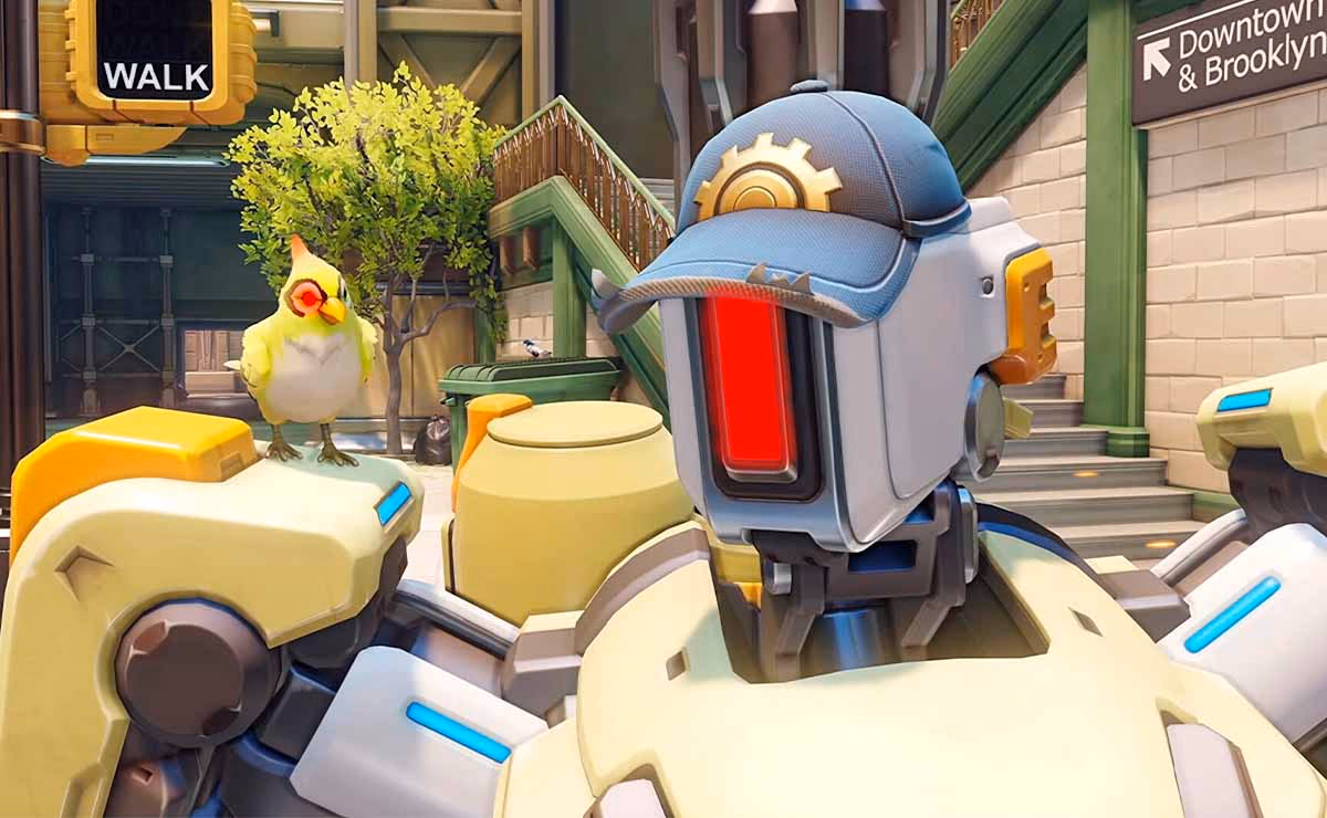Overwatch 2 Bastion tiene un bug que le puedes dar velocidad de disparo