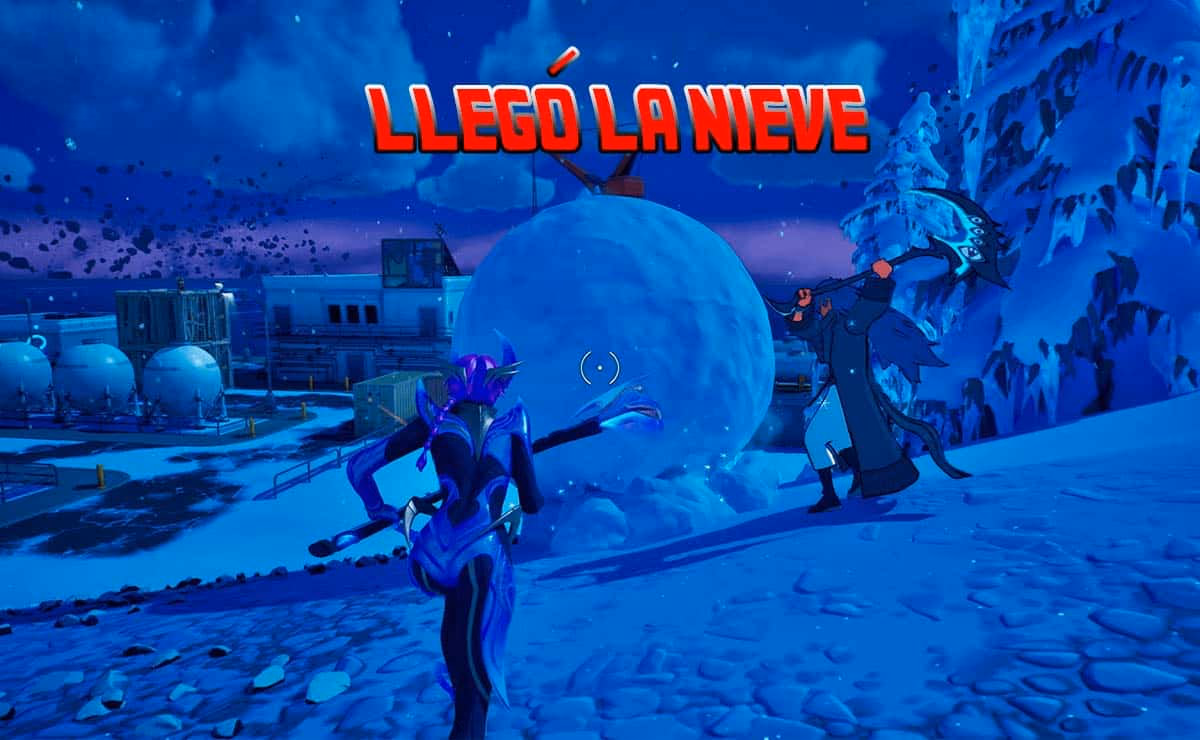 Cómo crear bolas de nieve en Fortnite