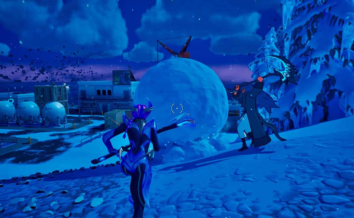Cómo crear bolas de nieve en Fortnite