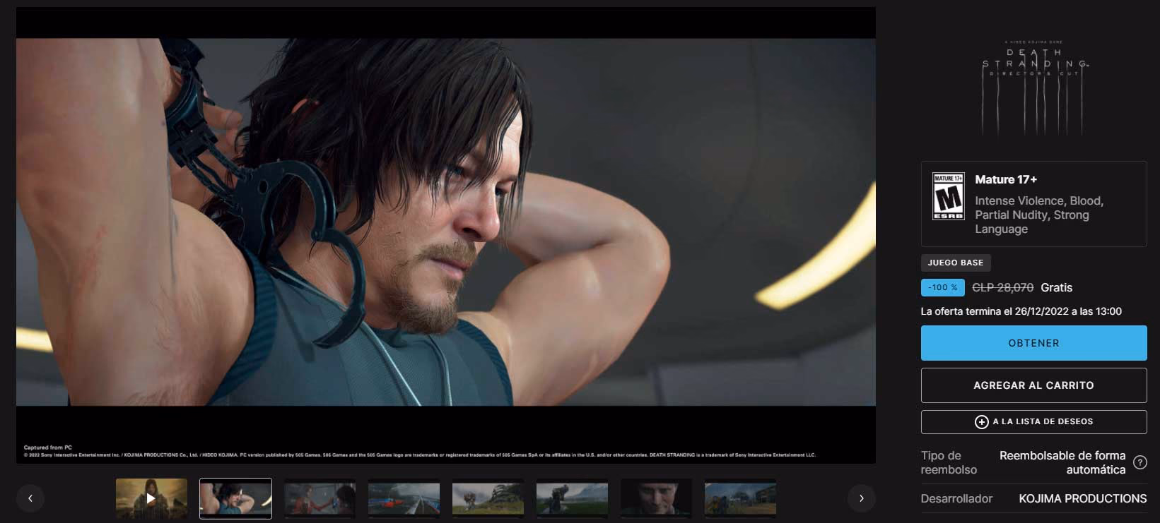 descarga death stranding