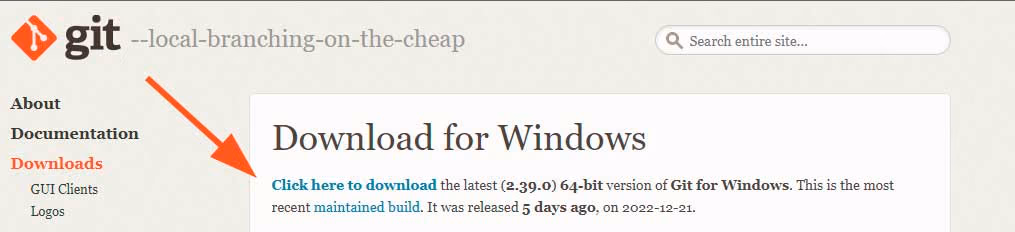 descargar git