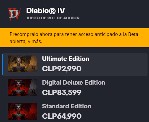 Fecha lanzamiento beta de diablo 4