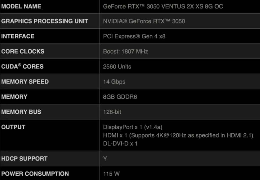 Nvidia lanzará una GeForce RTX 3050 con un consumo reducido basada en el GPU GA107