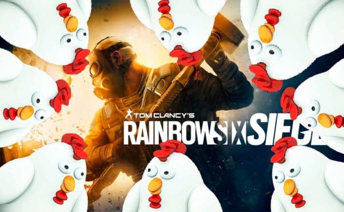 Los hacker de Rainbow Six Siege lanzan pollos