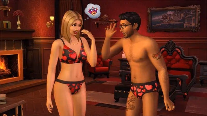 Por fin más lencería en sims 4