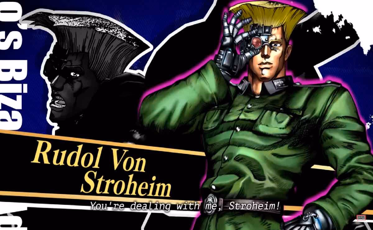 JoJo's Bizarre Adventure: All-Star Battle R - Tráiler de presentación de Rudol von Stroheim