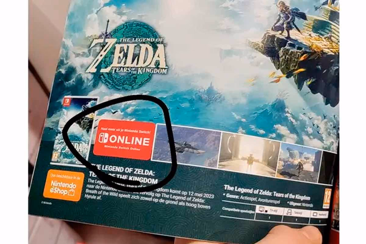 ¿The Legend of Zelda Tears of the Kingdom sera online?