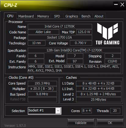 cpu z
