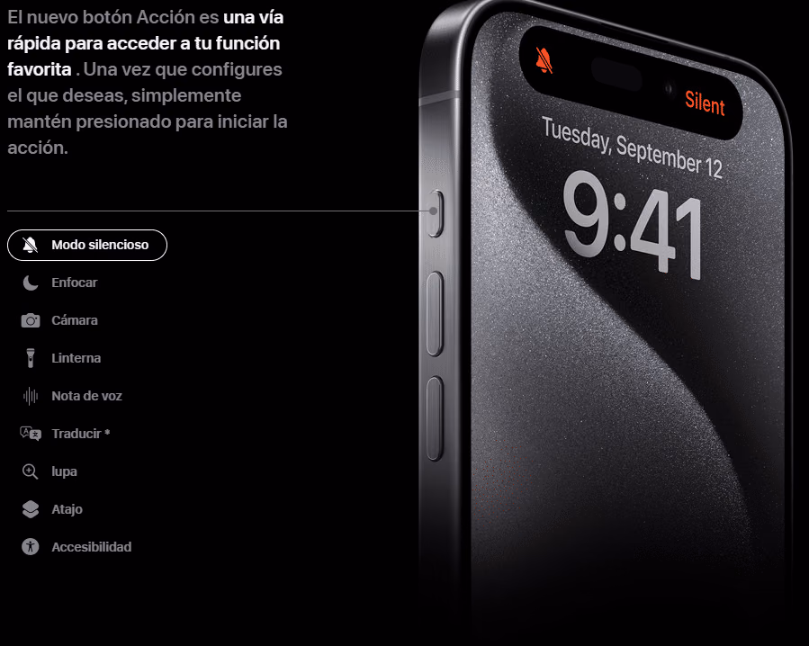 Botones y conexiones