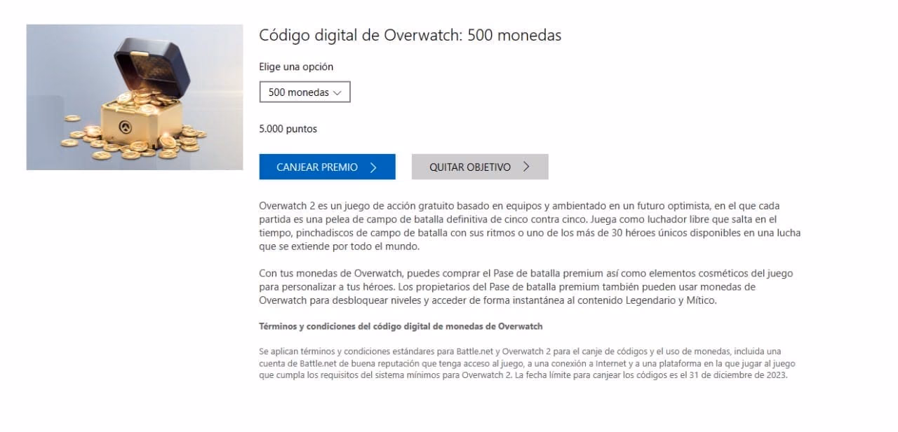 Como canjear las monedas de Overwatch