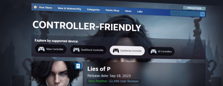 Cómo puedo ver qué juegos son compatibles en Steam con DUALSHOCK y DualSense de PlayStation