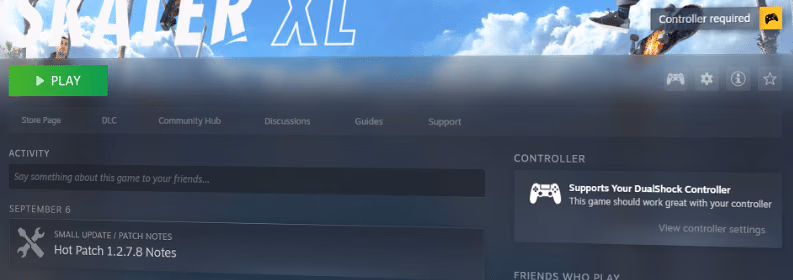 Actualizaciones de la biblioteca de steam