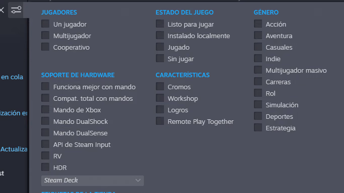 Como puedo ver que juegos son compatibles en steam con DUALSHOCK