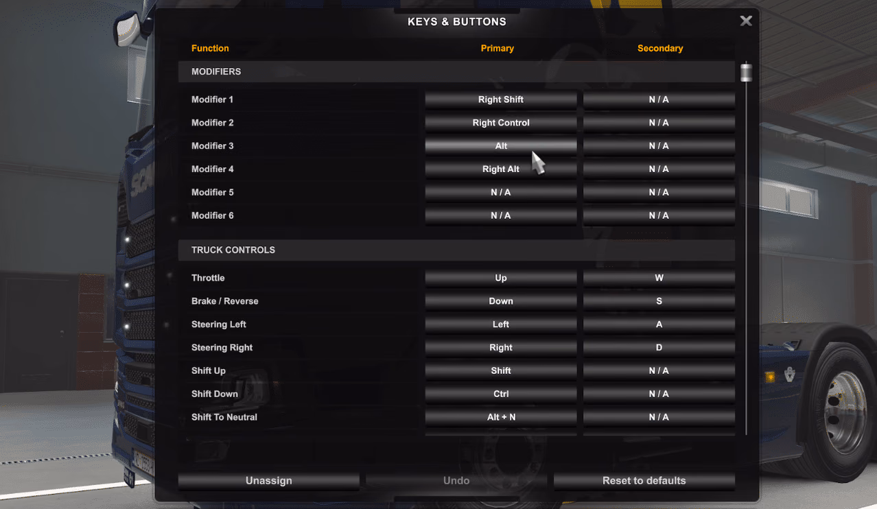 Modificadores de Teclas y Mejoras en el Control