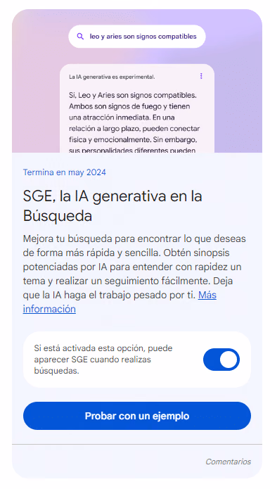 Cómo Activar la IA en el buscador de Google Chile