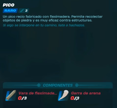Materiales para conseguir obsidiana en Fortnite: