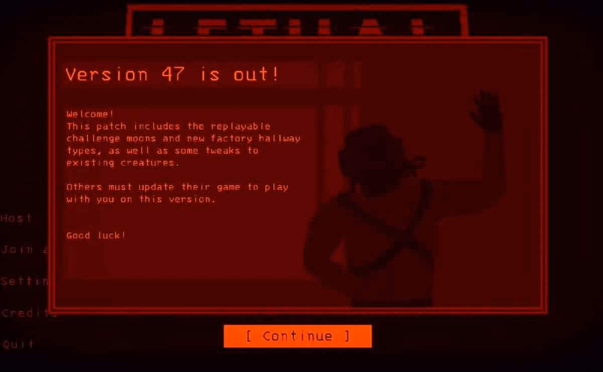 Lethal Company version 47 The Challenge Moons