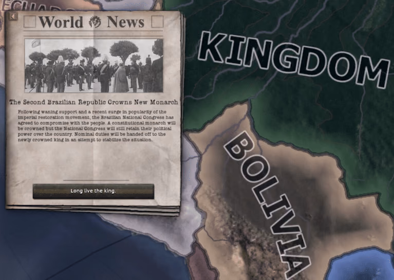 Hearts of Iron IV Ajustes de Juego y Equilibrio en la Actualización 1.14.1 Bolivar