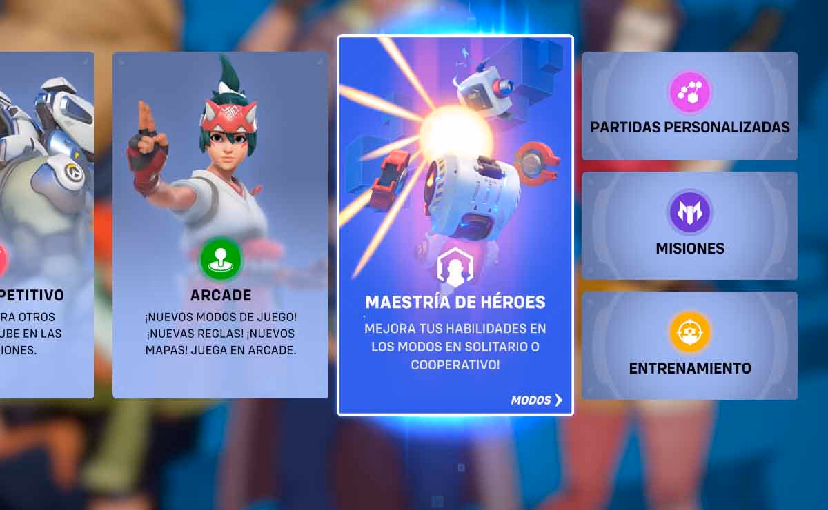 ¿como Jugar Maestría con héroes Overwatch 2?