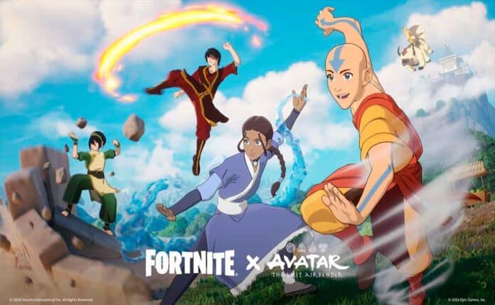Fortnite y Avatar: The Last Airbender Ya es un Hecho y Aquí Está su Nuevo Trailer con Gameplay
