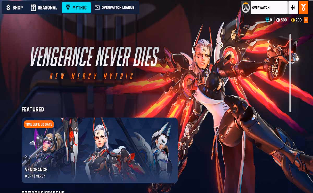 Nueva Característica en Overwatch 2: Escoge Tu Skin Mítico en la Nueva Tienda Mítica