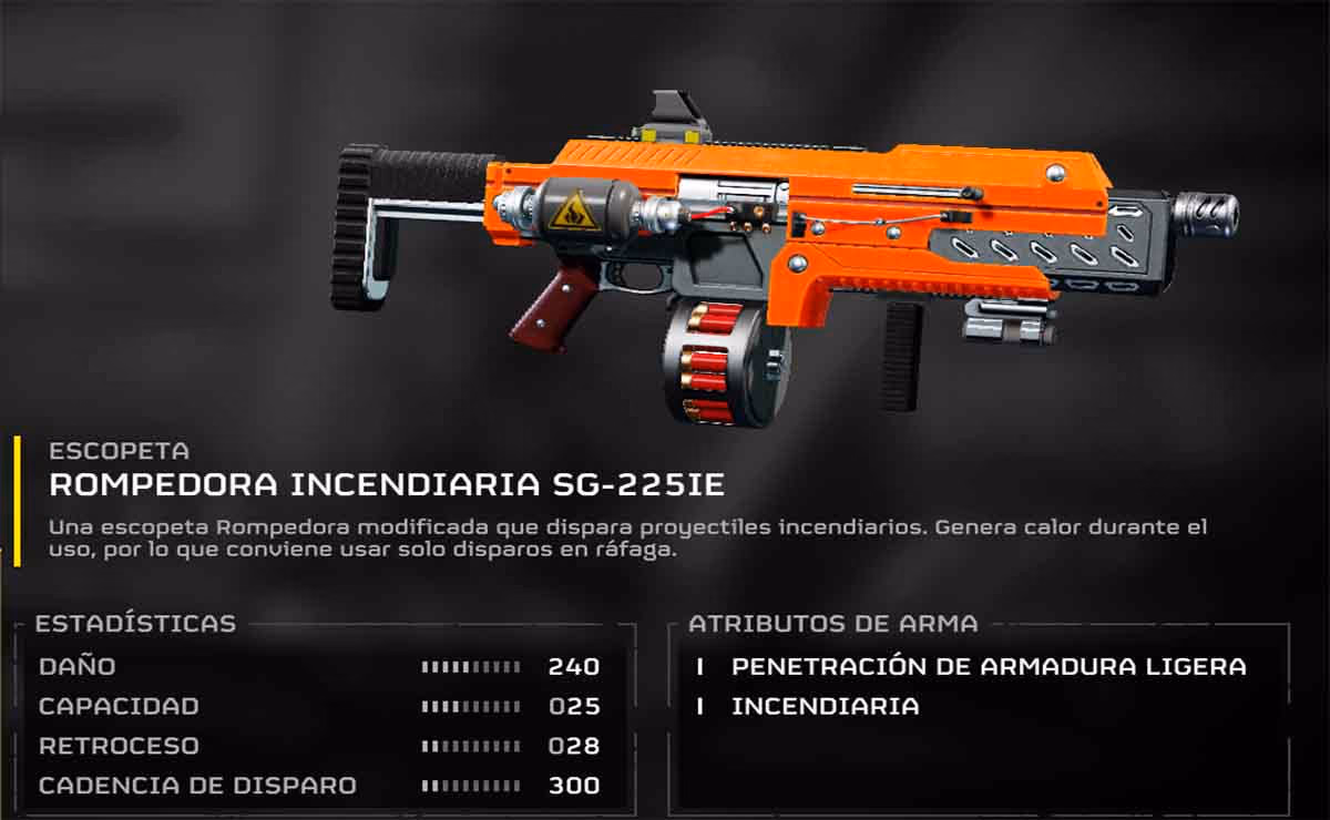 SG-225IE Rompedora Incendiaria (Veteranos Acerados)