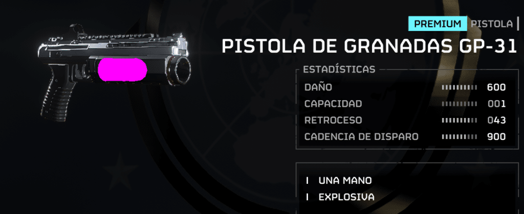 Pistola de Granadas GP-31 (Detonación Democrática)