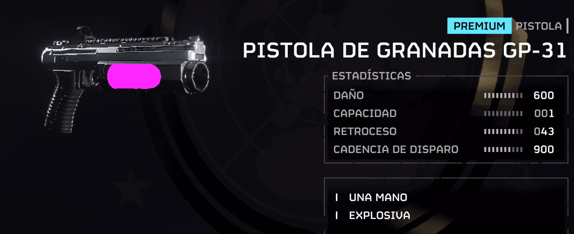 Pistola de Granadas GP-31 (Detonación Democrática)