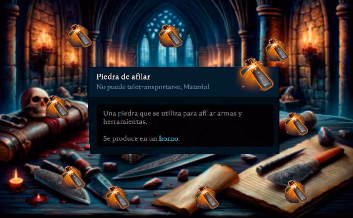 Piedra de Afilar en V Rising: Cómo conseguirla y para qué sirve