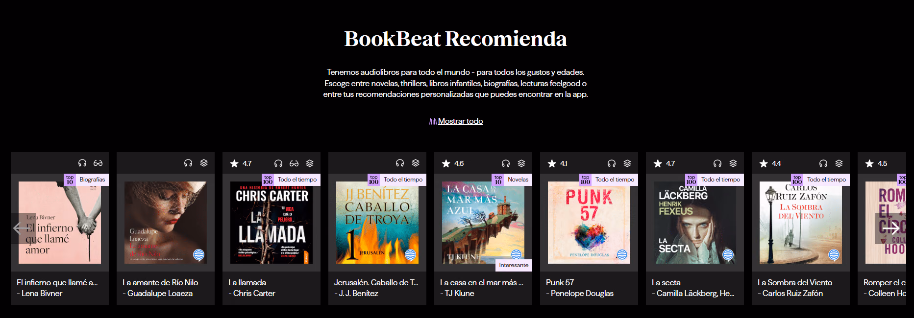 Libros Electrónicos o Suscripciones a Audiolibros