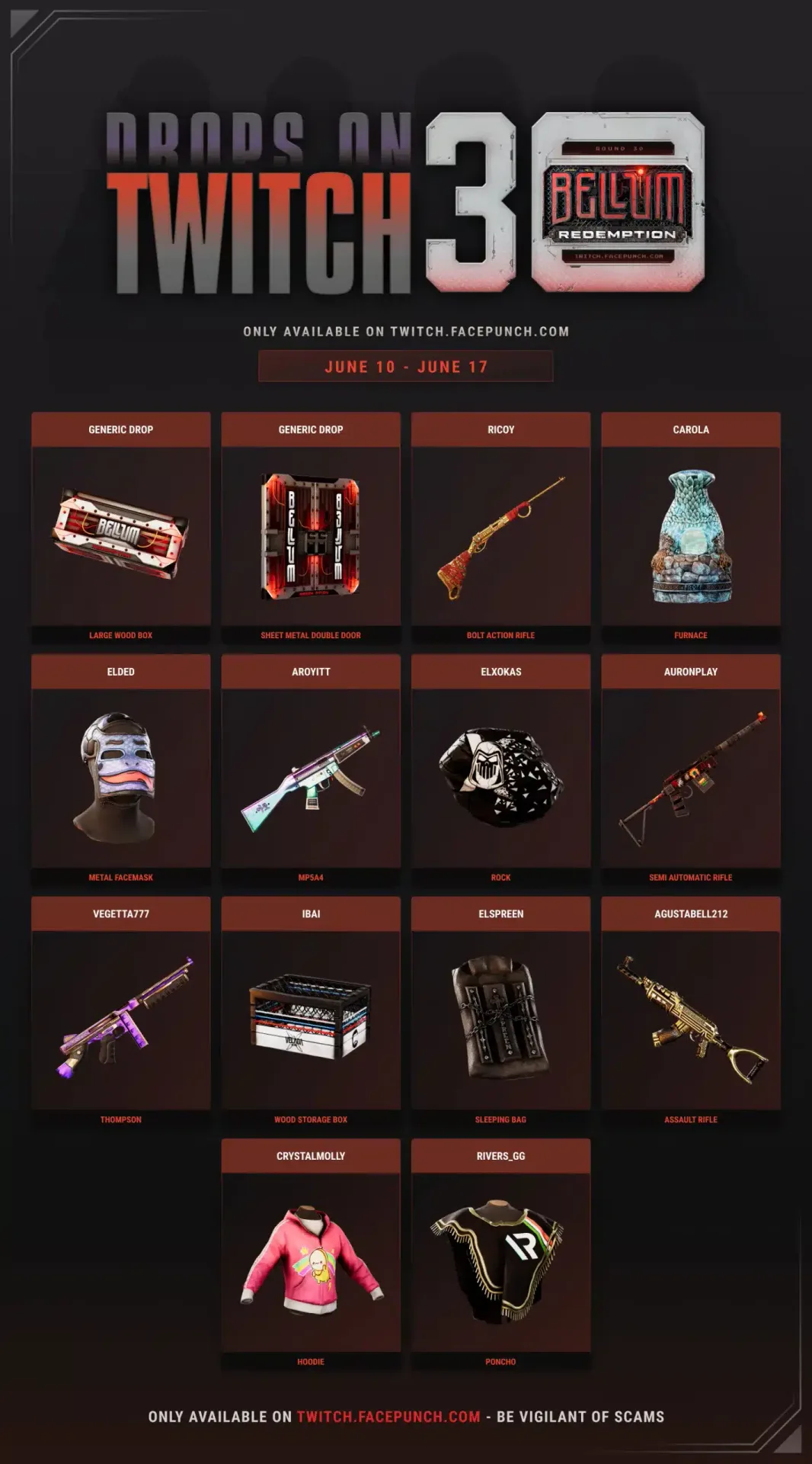Rust Twitch Drops