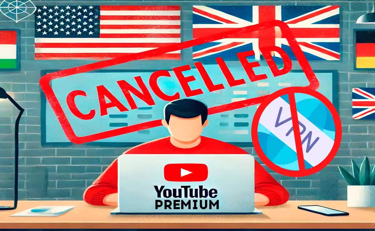 Google Cancela YouTube Premium para Usuarios que Utilizaron VPN para Pagar Menos