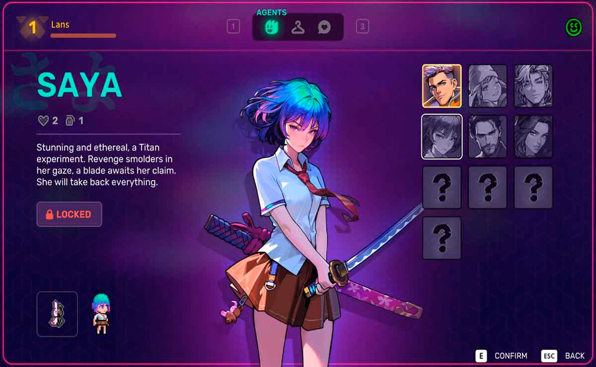 Características principales de Neon Abyss 2