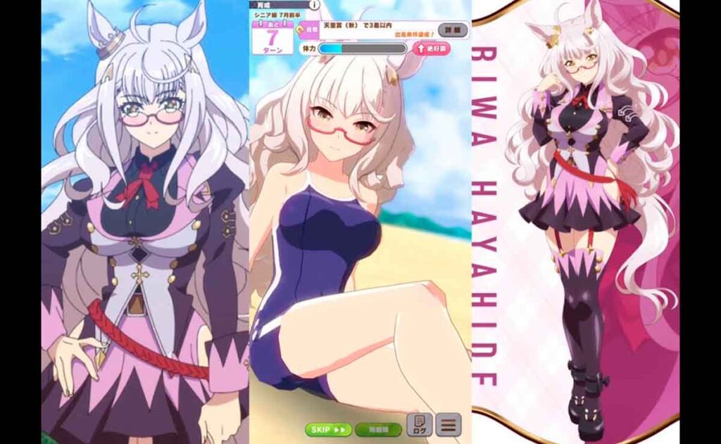 Biwa Hayahide Apariciones en el anime y el juego