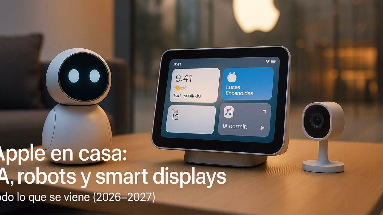 Apple robots con IA: seguridad en el hogar y smart displays, esto es lo que se viene